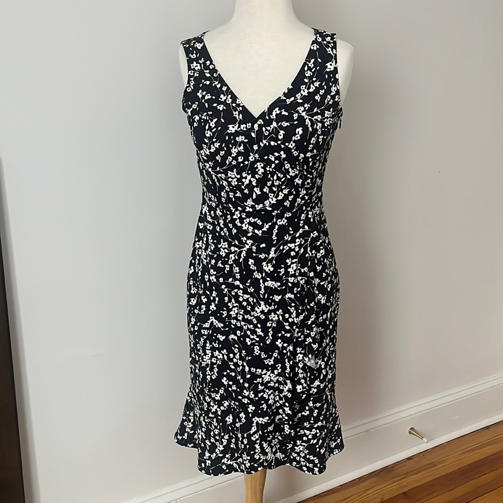 Ann Taylor Floral Wrap Dress